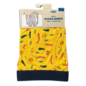 Mens Spicy Peppers Boxer Briefs - Size Medium - Old Navy - NWT